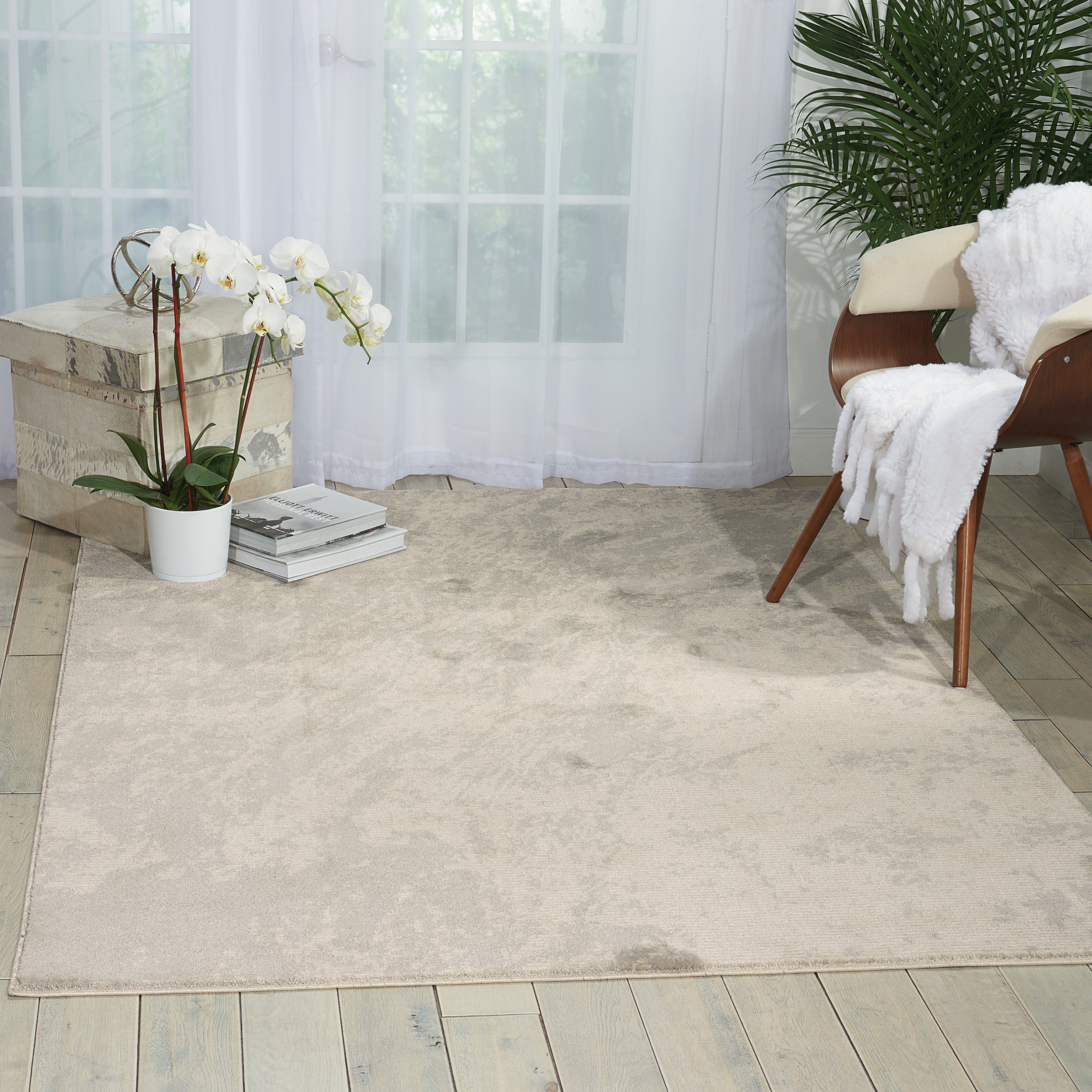 Nourison Maxell MAE12 Ivory/Grey Rug
